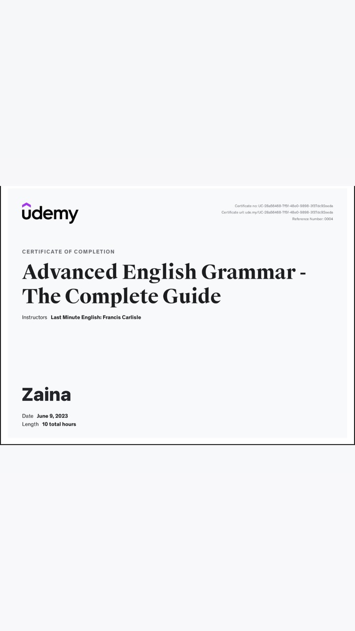 Advanced English Grammar - The Complete Guide