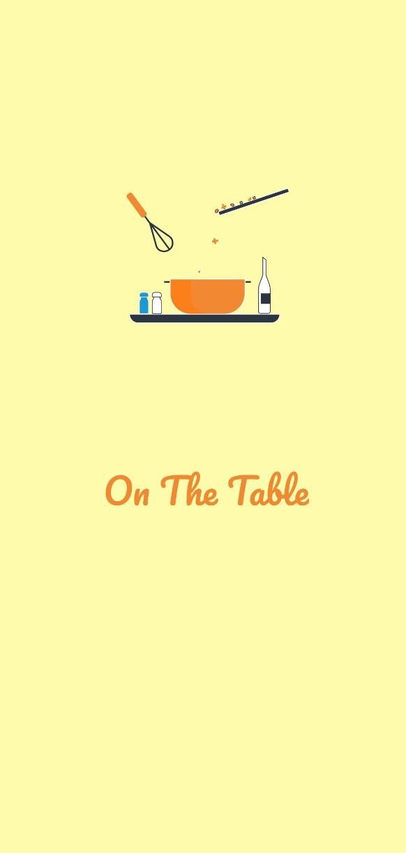 on the table