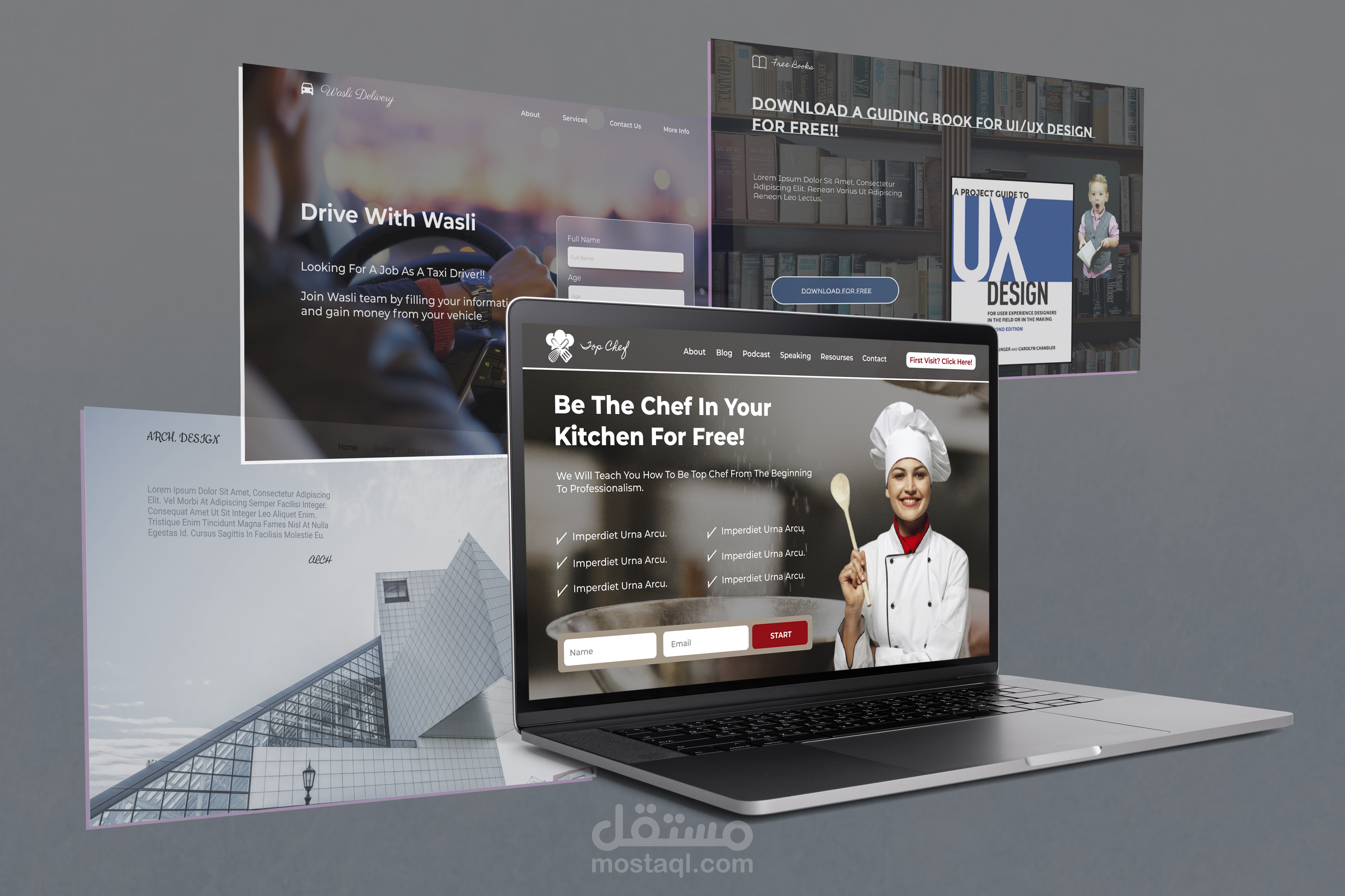 Landing pages