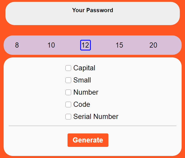 Password Generator