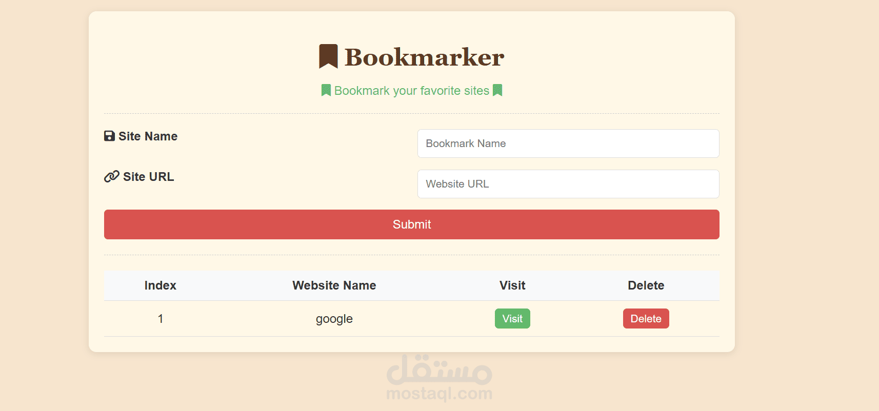 Bookmarker | مستقل