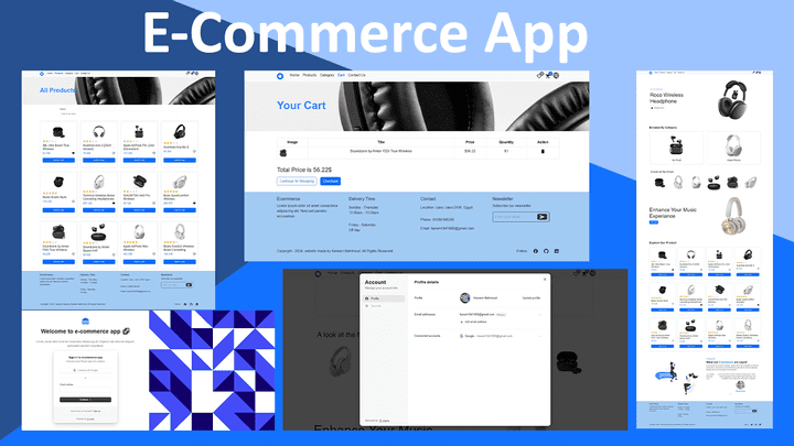 انشاء متجر الكتروني - E-commerce app