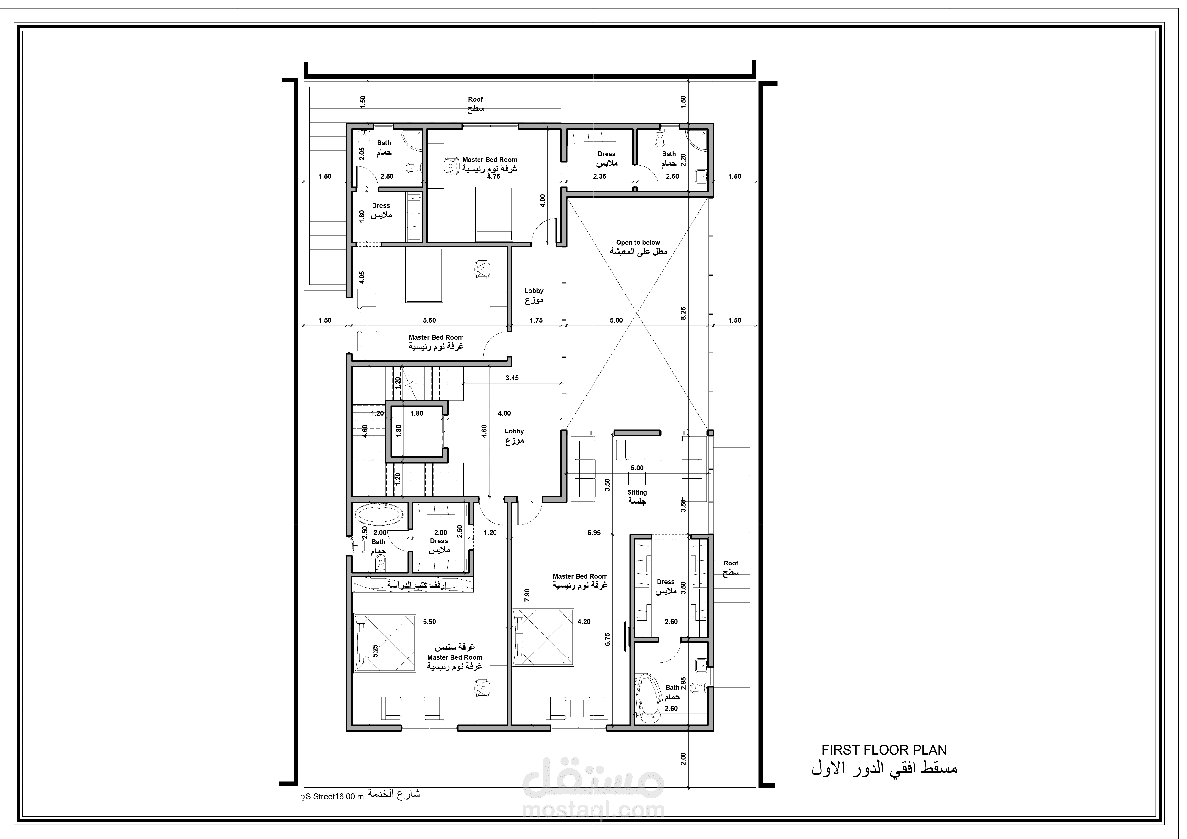 تصميم مخطط - قسيمة 400 م2 - الكويت