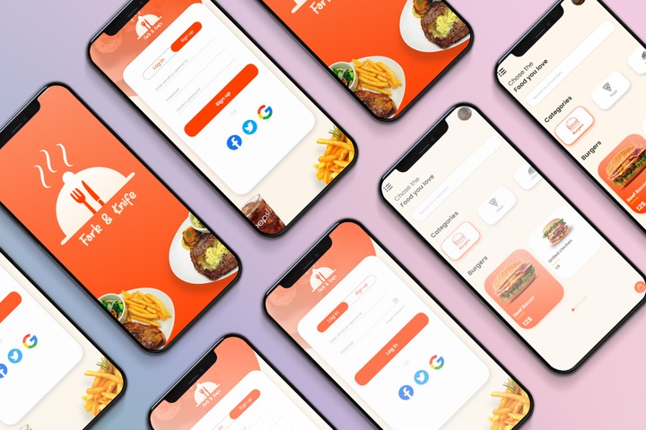 food app ui design