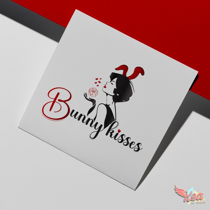 شعار bunny kisses لمستحضرات التجميل