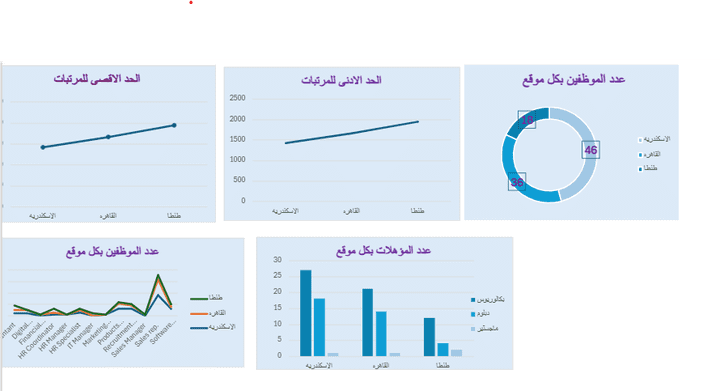 مشروع تحليل بيانات باستخدام الاكسيل