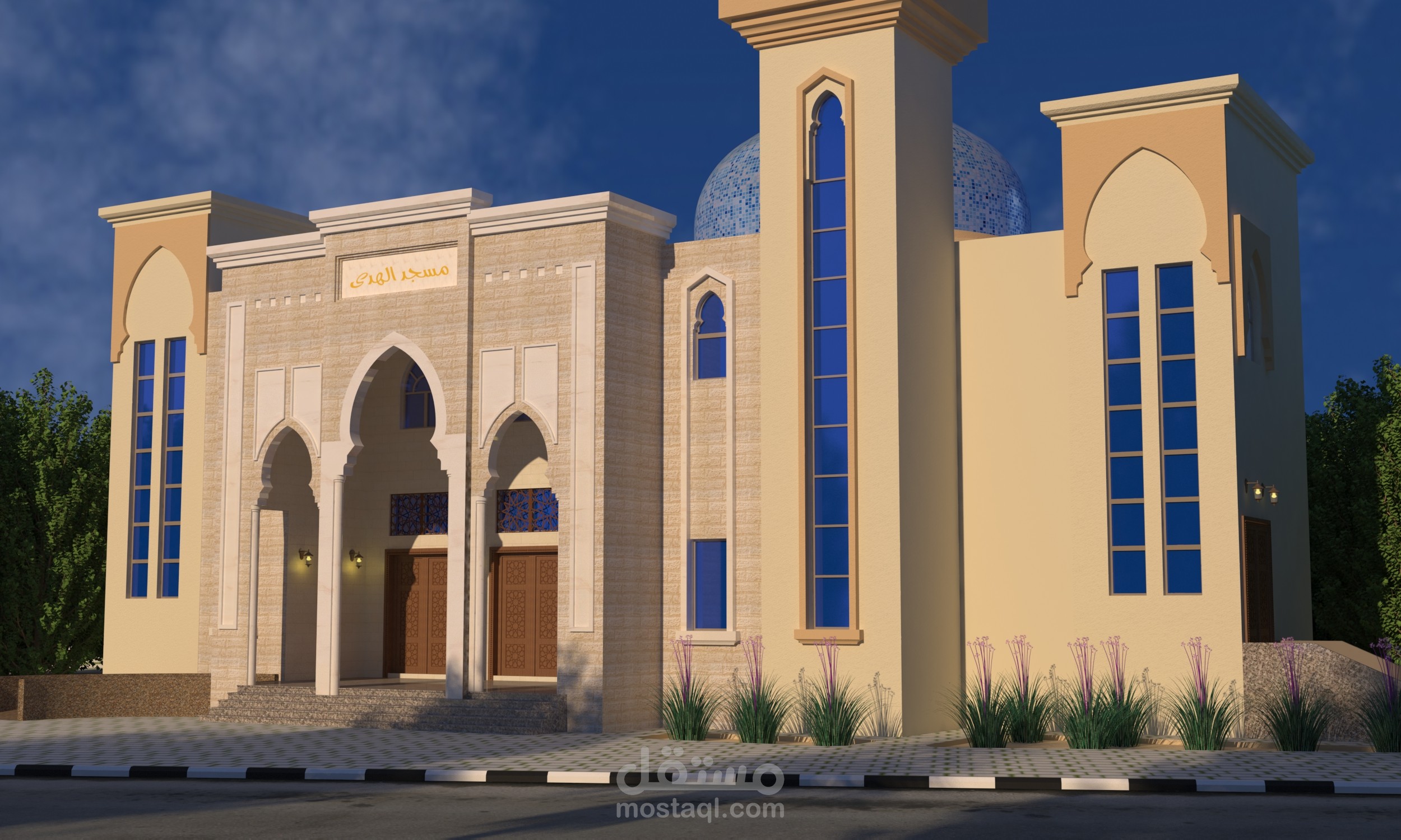 Mosque Facade Design