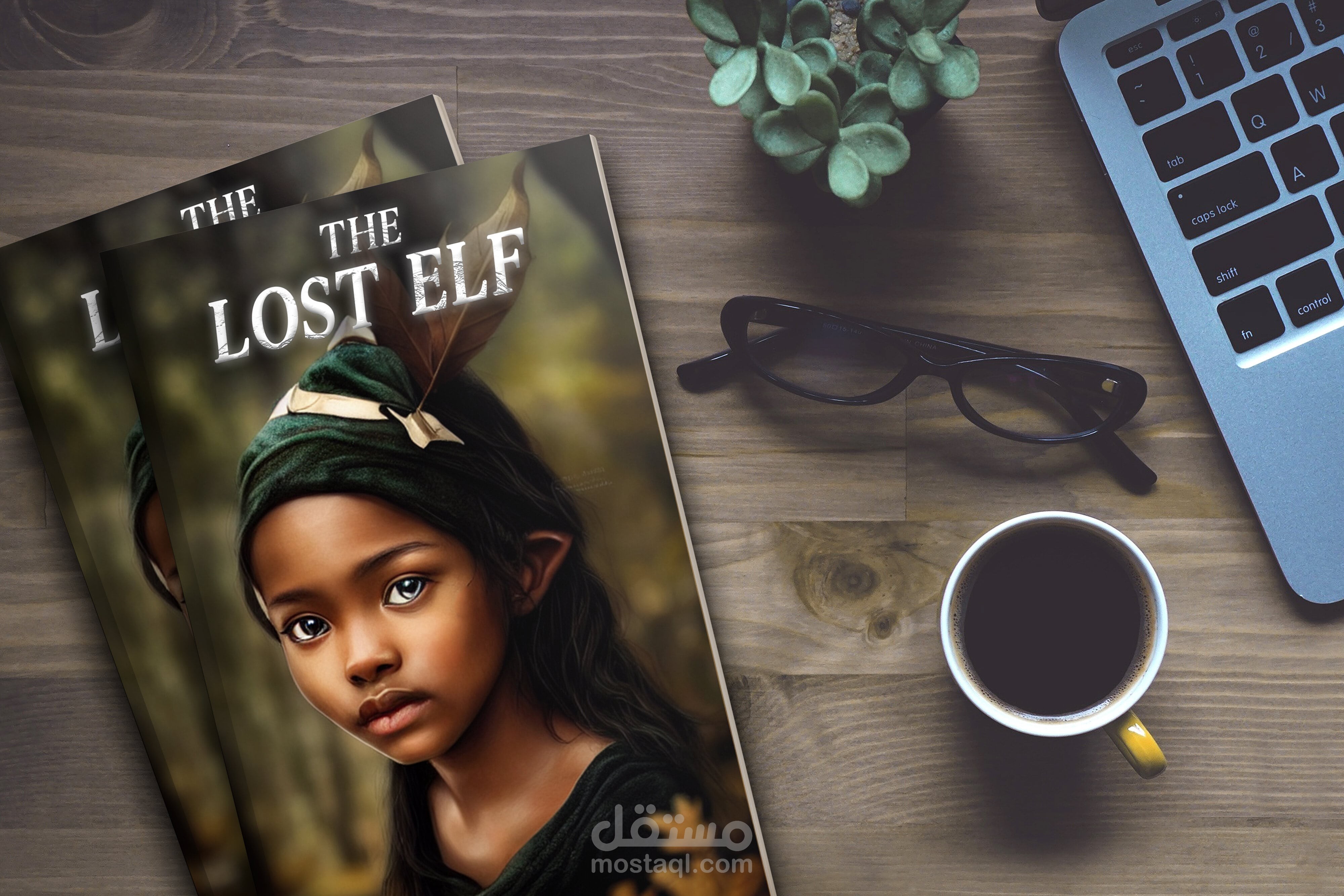 "The lost ELf" تصميم غلاف روابة