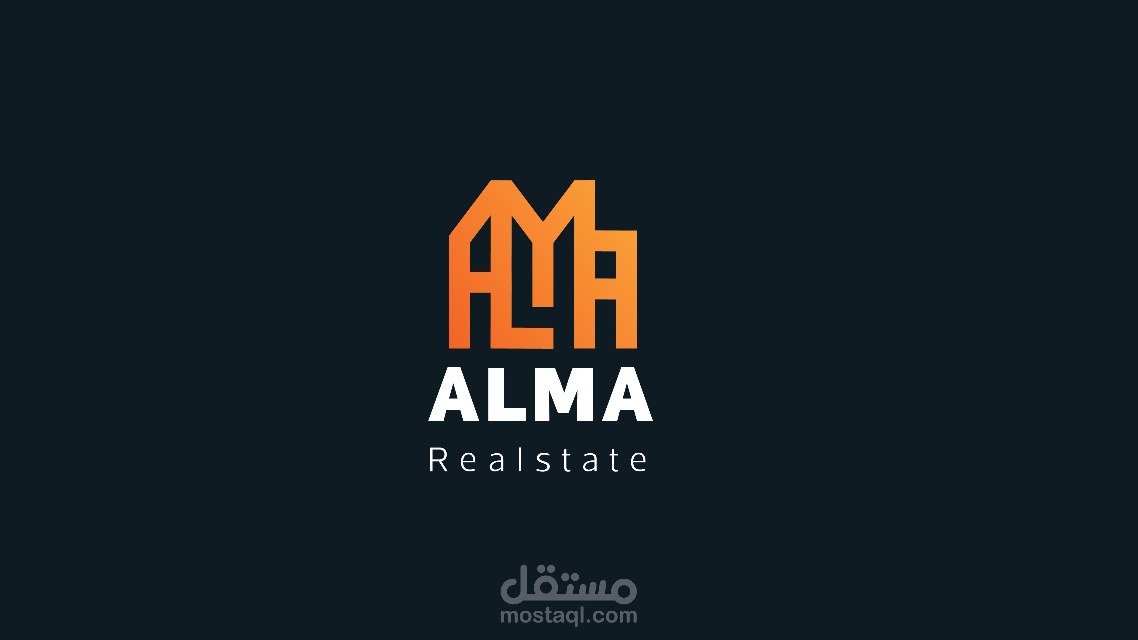 لوغو لشركة عقارات alma