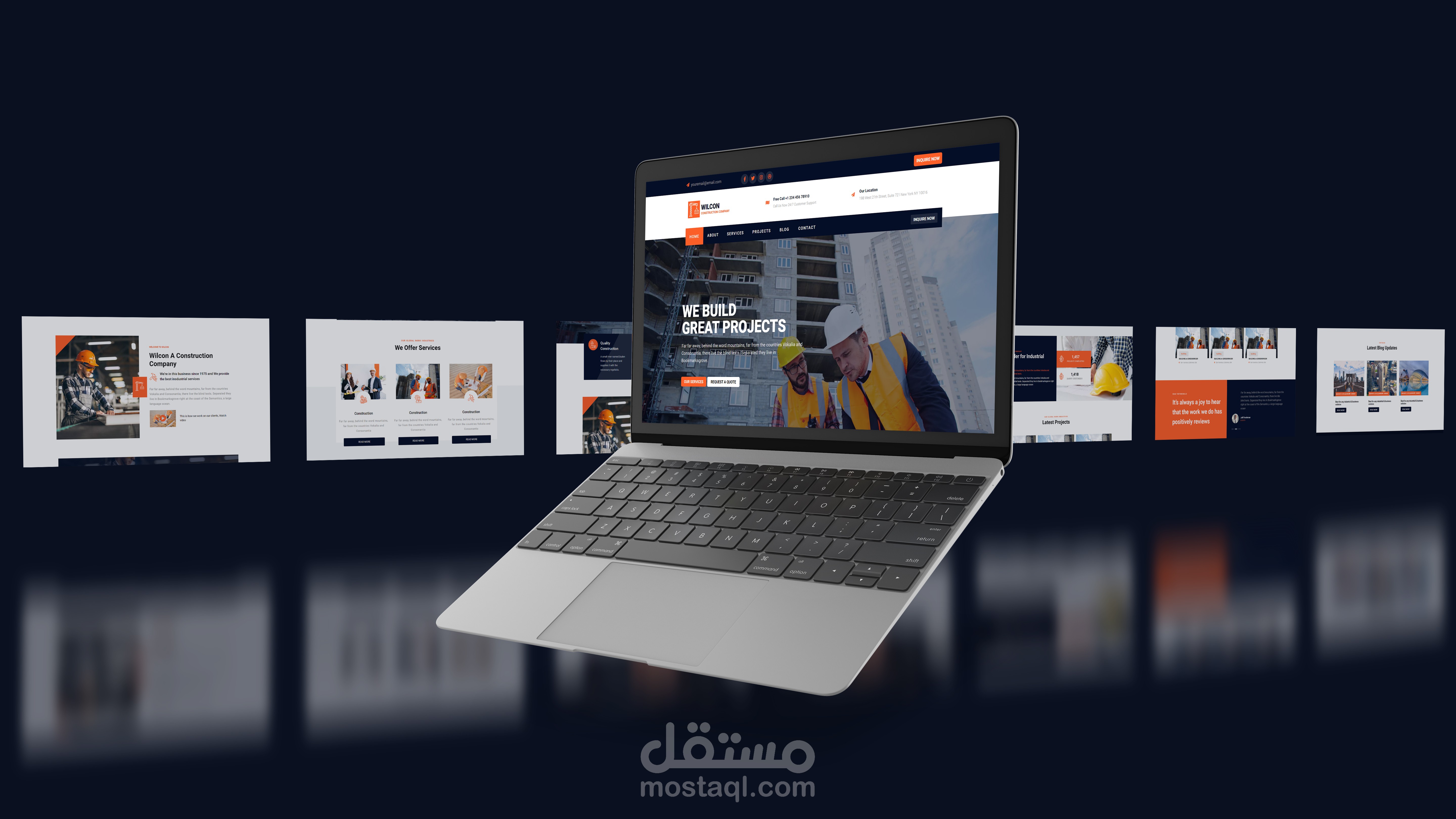 موقع شركة مقاولات بناء