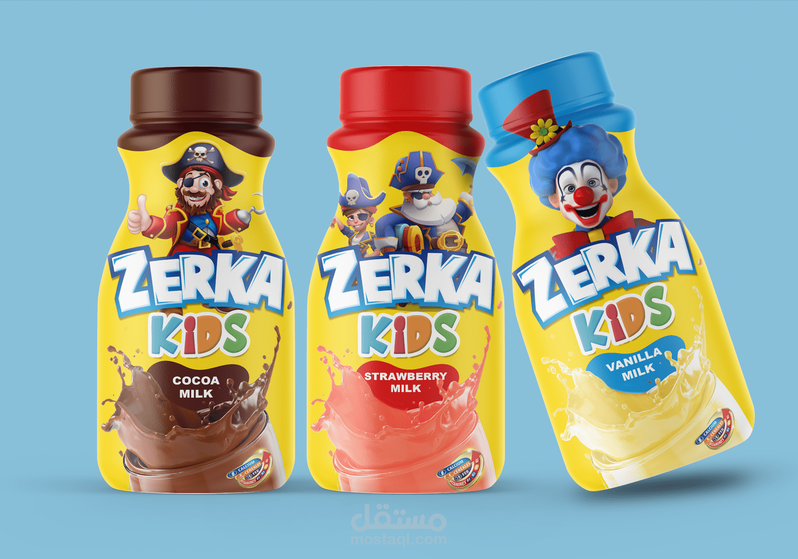 Zerka Milk - Branding & packaging