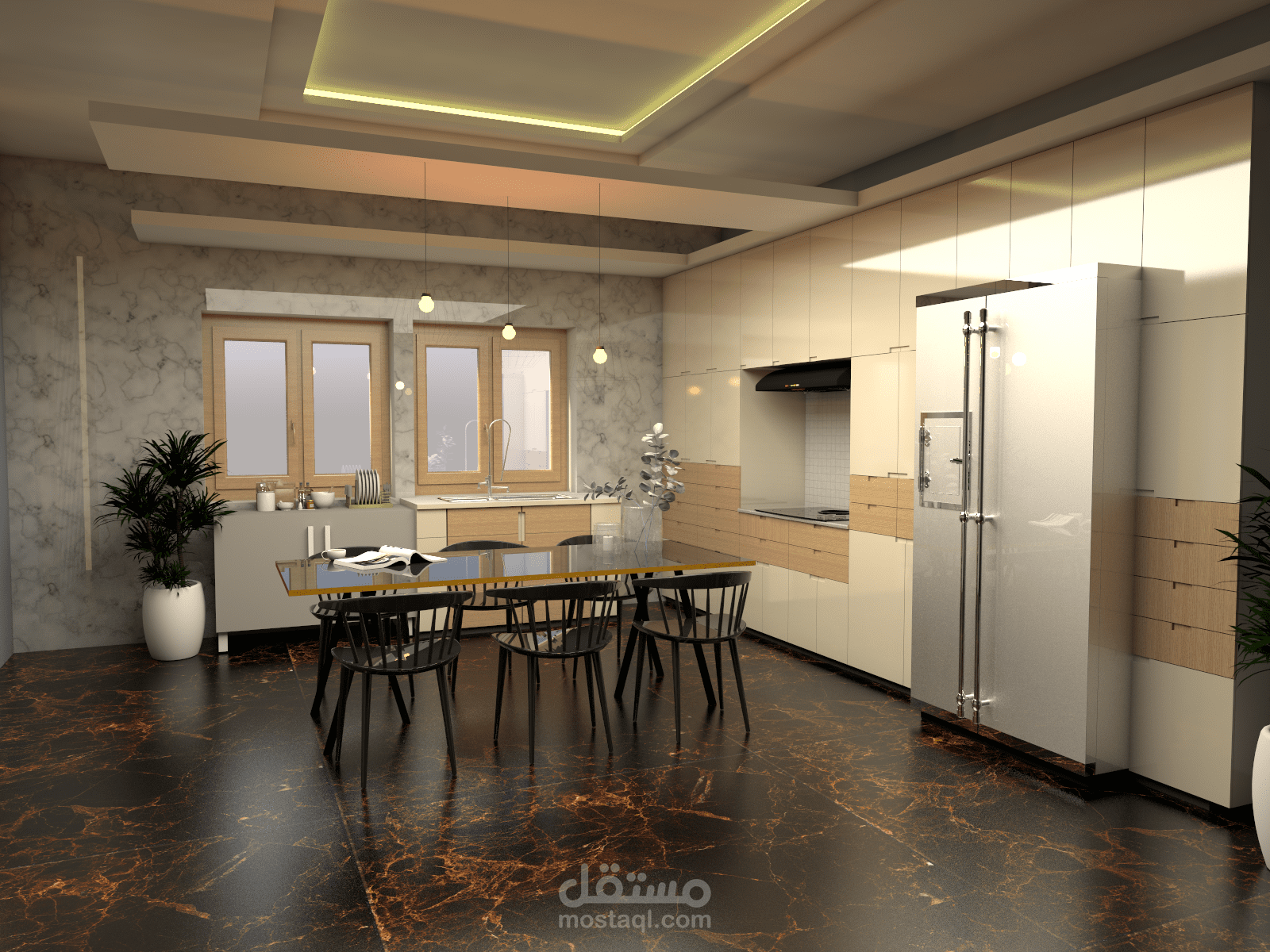 مطبخ رندر (V-ray)