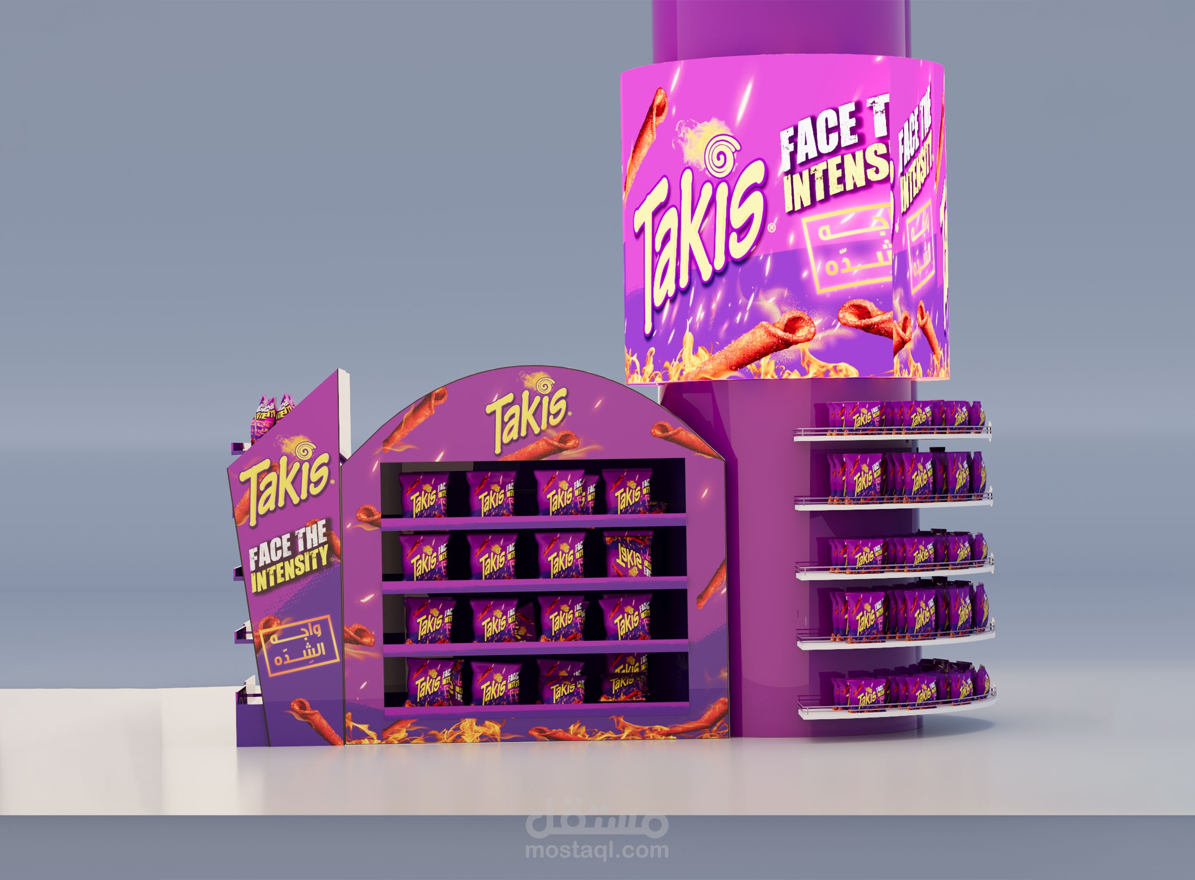 stand takis - تصميم ستاند