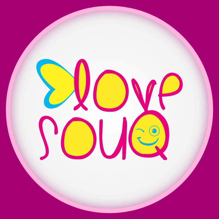 تصميم لوجو لمتجر هدايا إلكتروني love souq