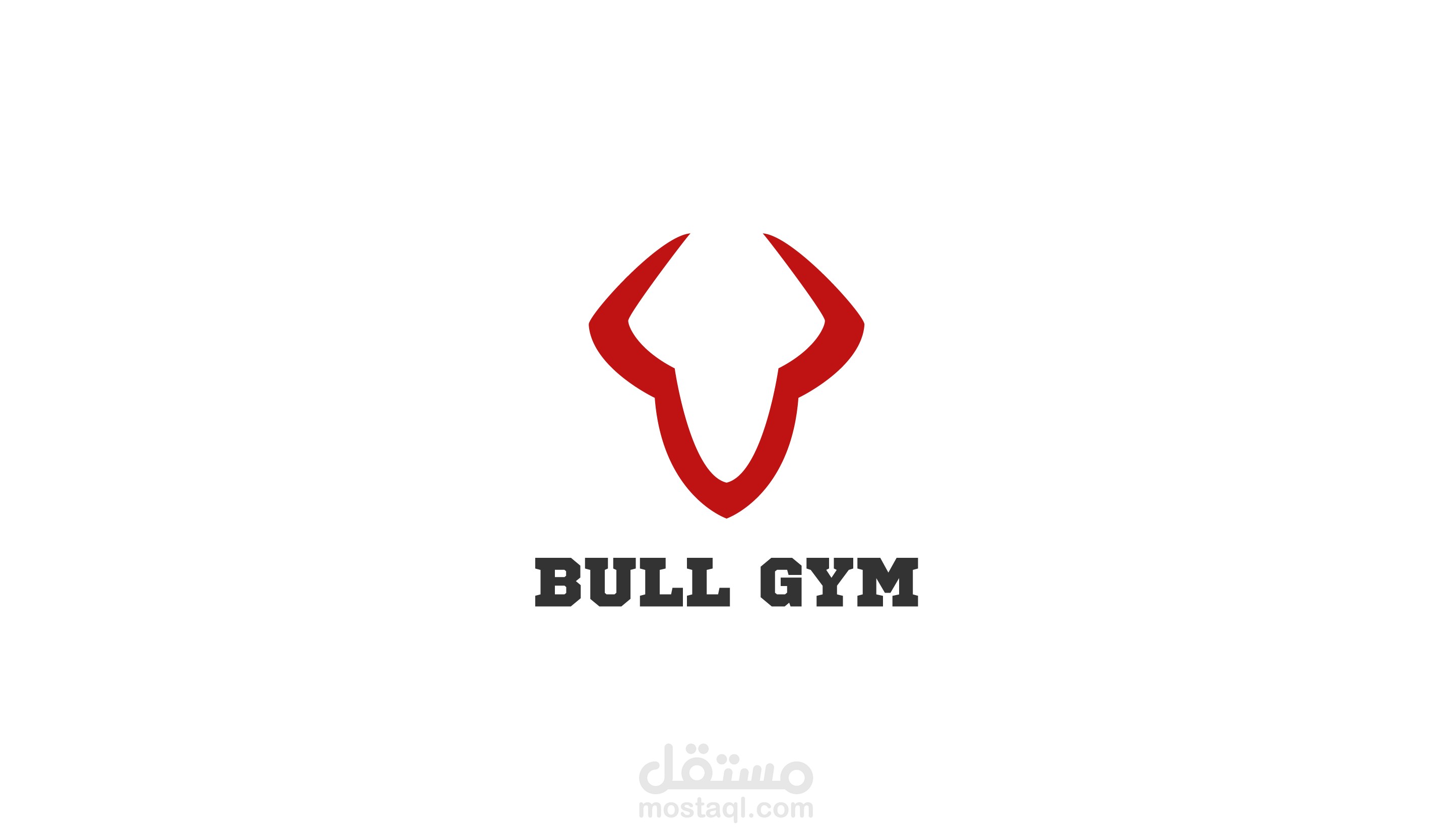 تصميم شعار Bull Gym