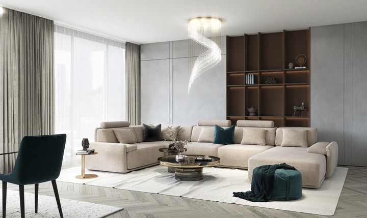 غرفة جلوس مودرن Modern living room -