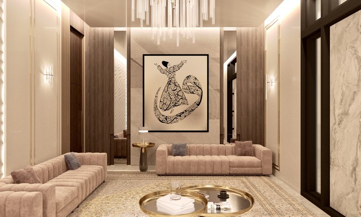 تصميم مجلس نسائي Ladies majlis interior design.