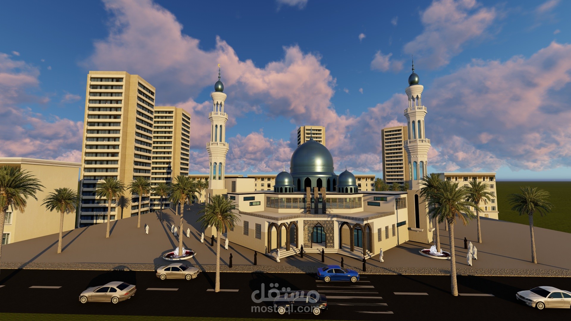 تصميم مسجد