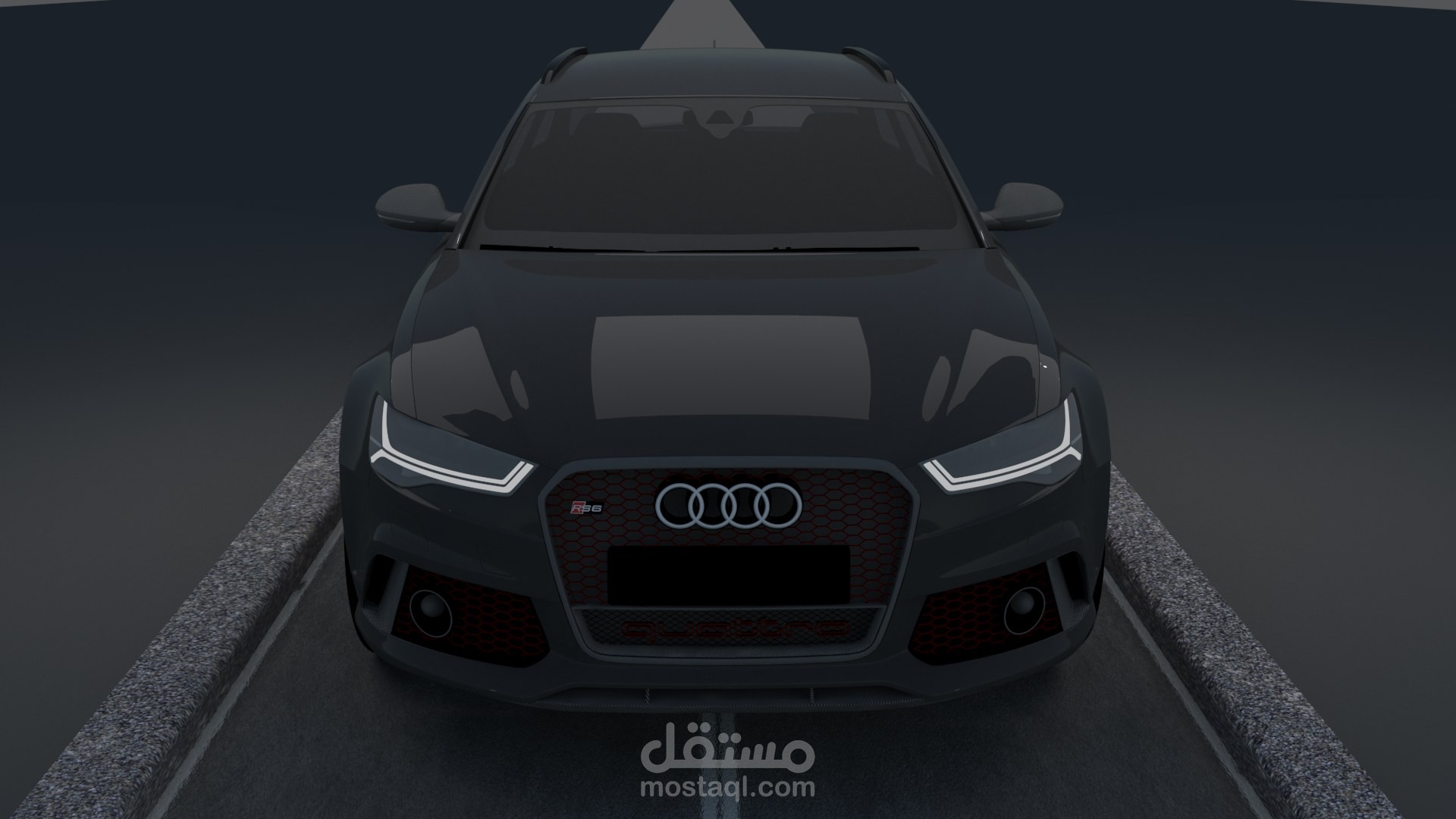 تصميم و اظهار سيارة Audi_RS6_Avant