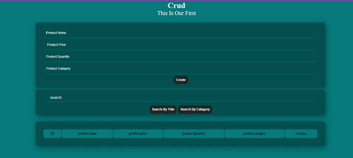 Crud Application