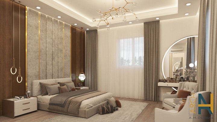 Designing for a master room -غرفة نوم ماستر