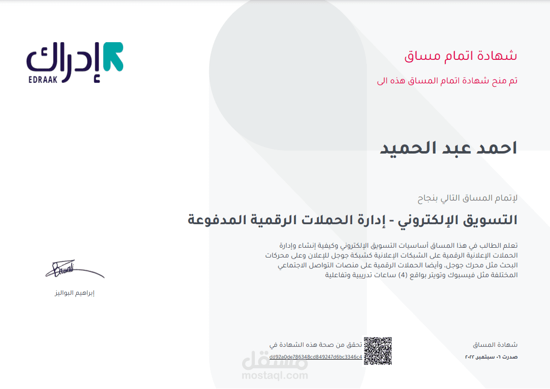 التسويق الإلكتروني - إدارة الحملات الرقمية المدفوعة