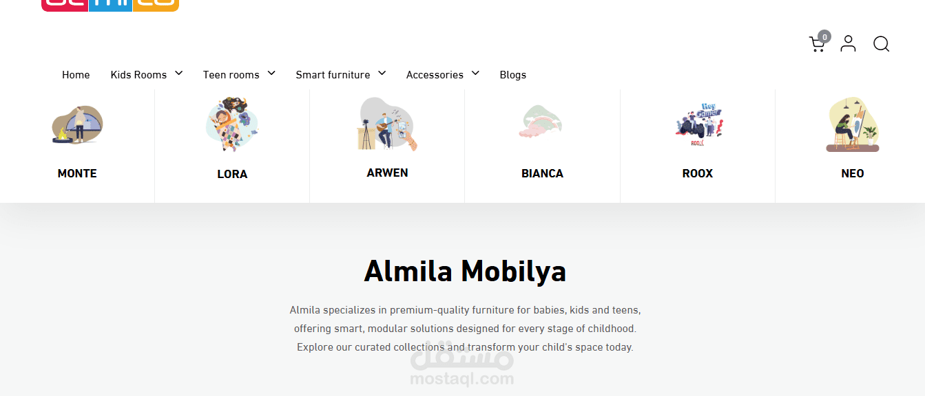 موقع شركة الميلا – Almila Furniture UAE