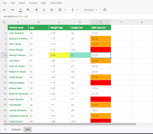 medical and healthcare data entry excel template