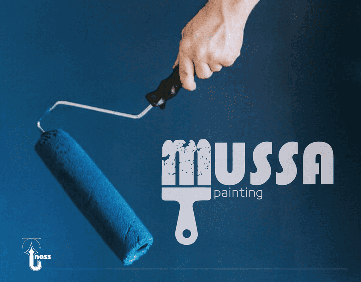 Brand identity desgin for MUSSA PAINTING