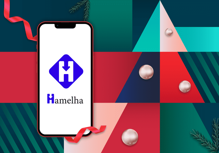 hamelha app logo design