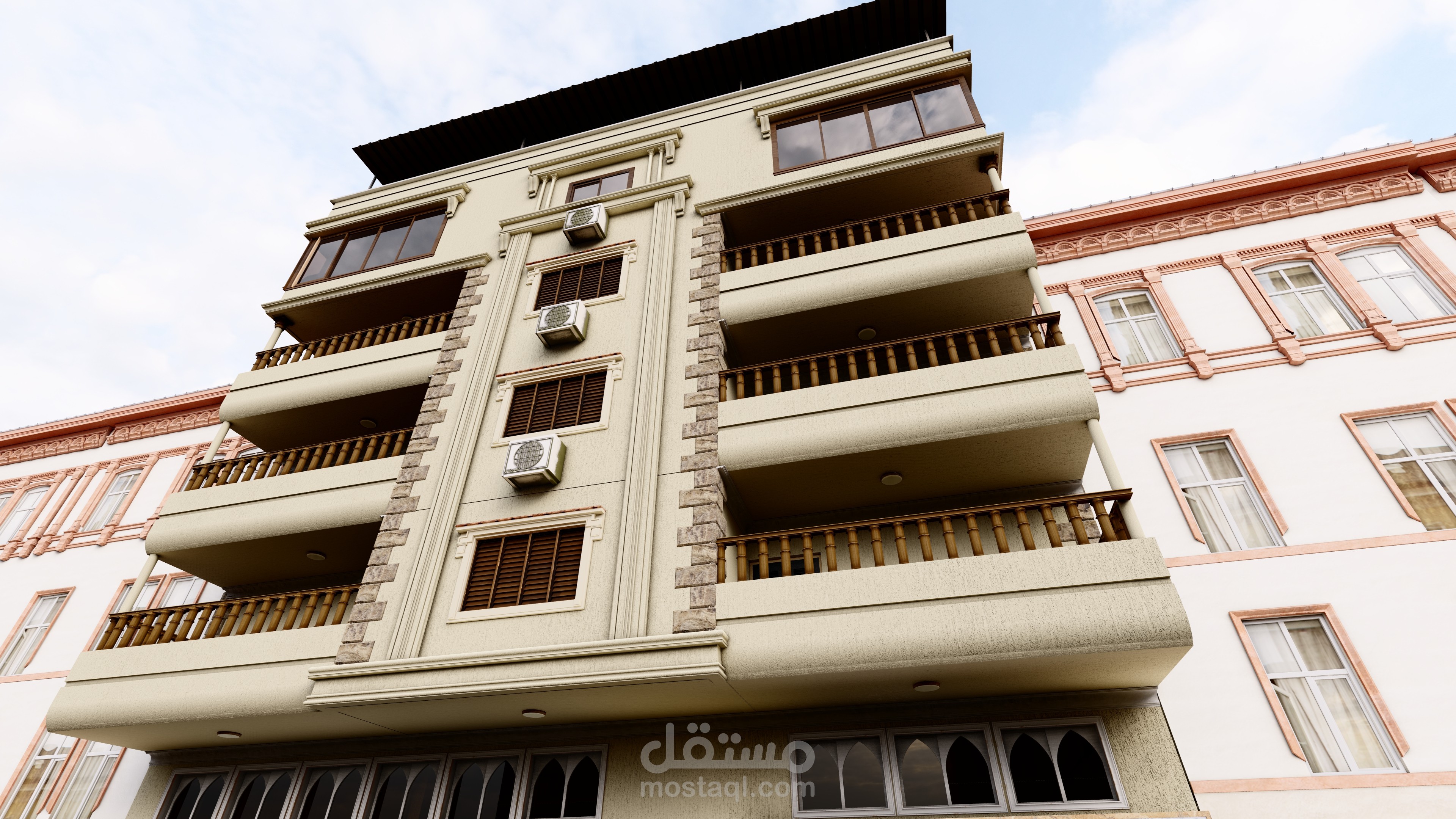 عمارة سكنية ٦ ادوار