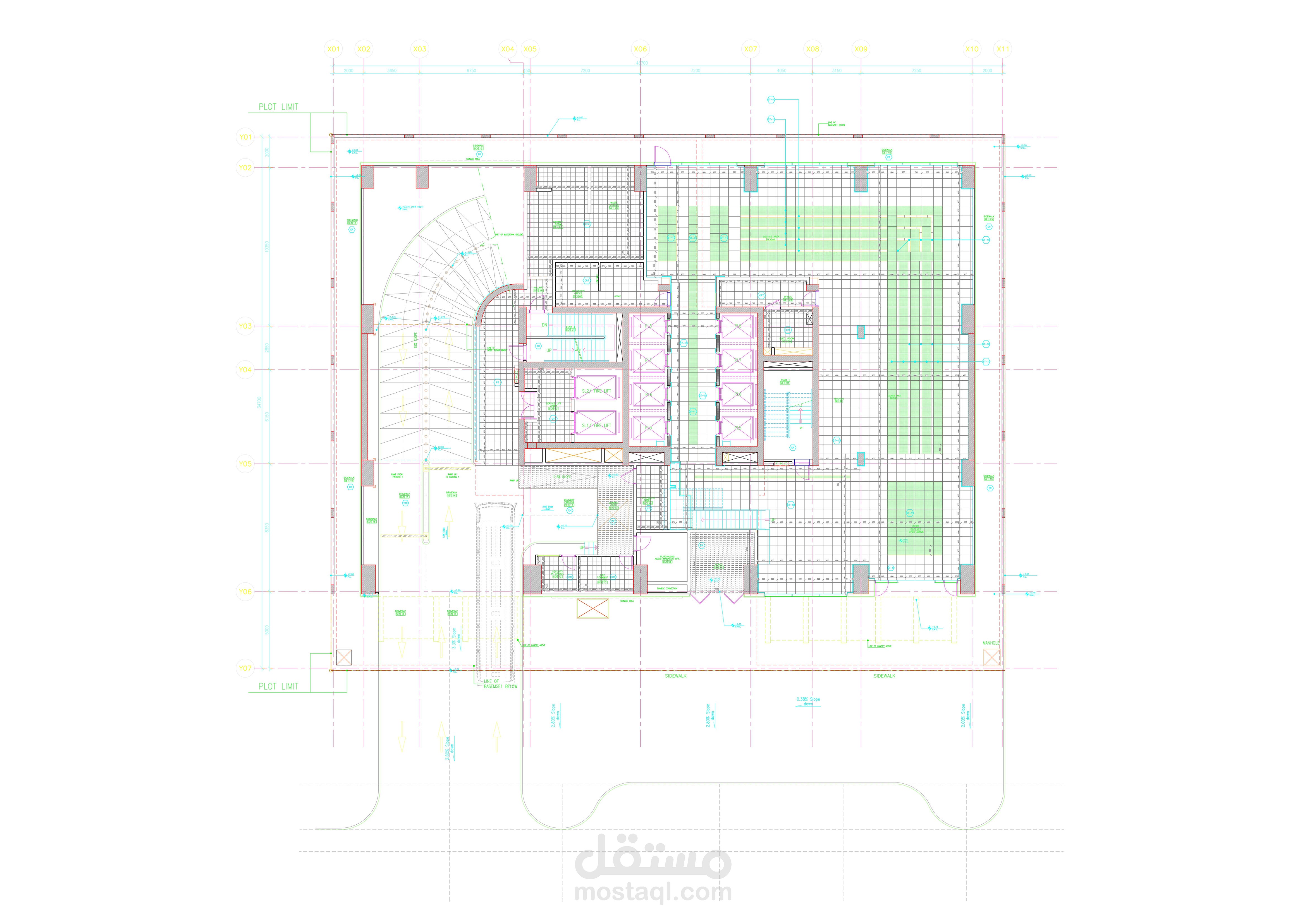 مخططات تنفيذية SHOPDRAWINGS أعمال قص رخام