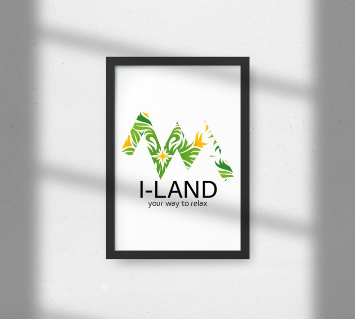 تصميم شعار متجر I-Land