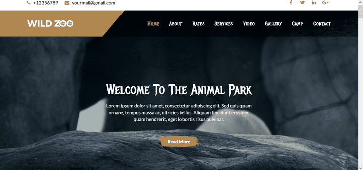 Zoo-website