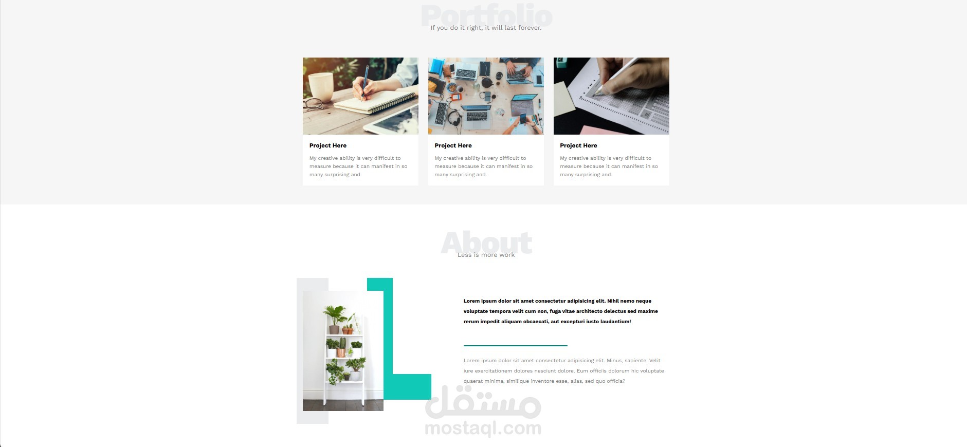 Responsive Website One
