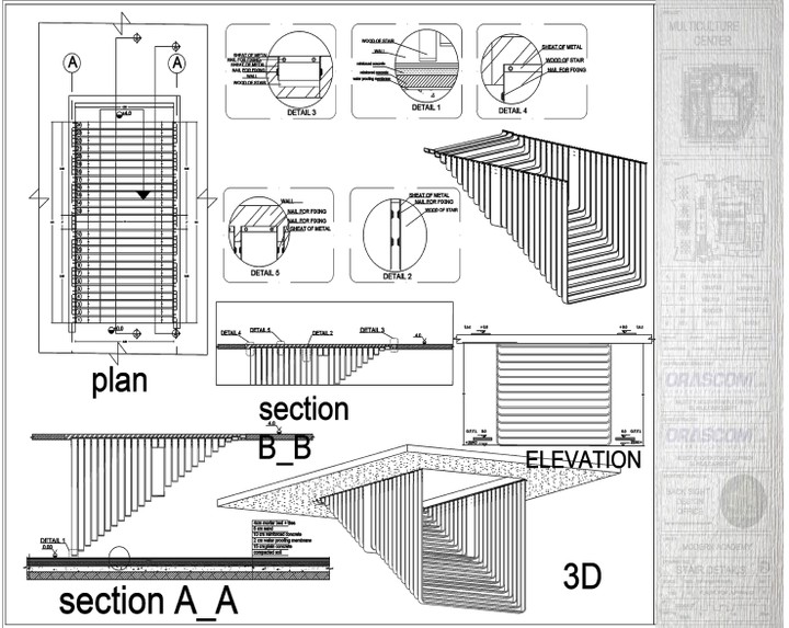 (toilets shop drawing  ) مخططات تنفيذيه لمشروع ثقافي