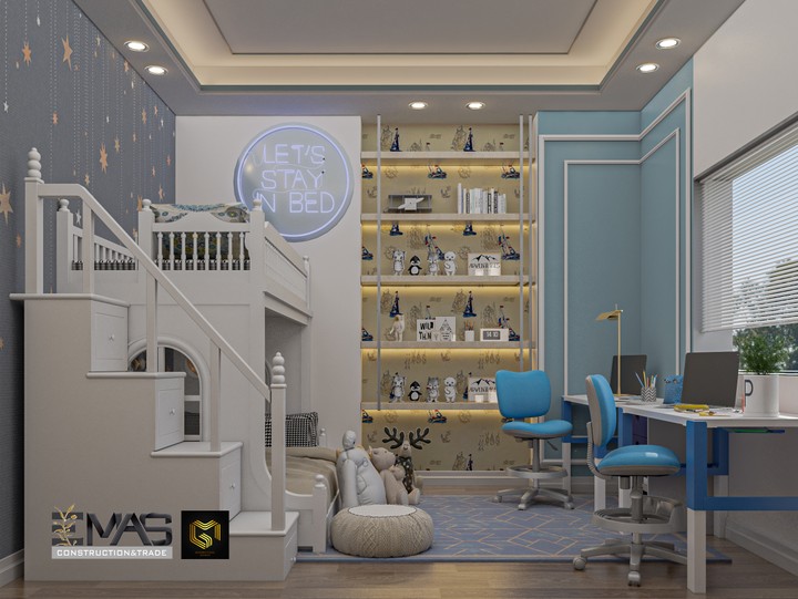 Modern children room design for Emas company