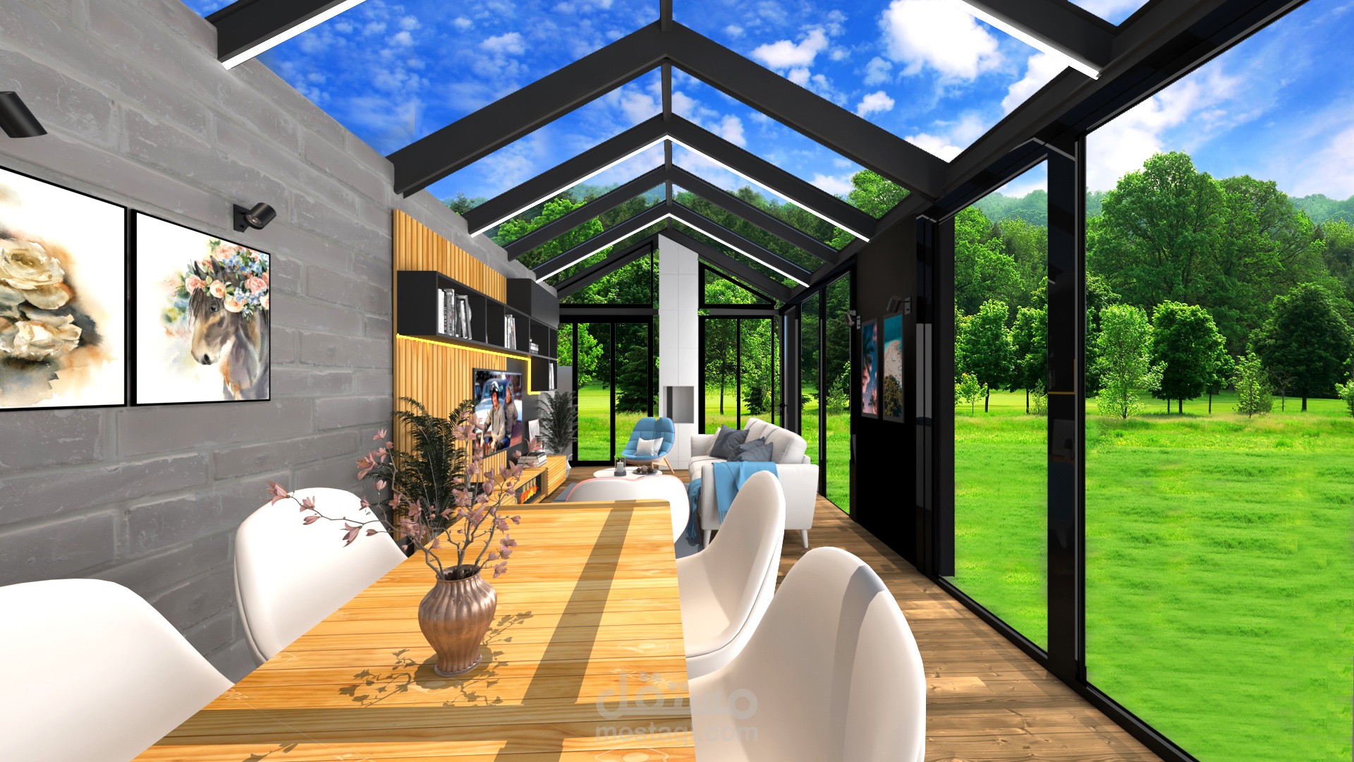 3ds max modelling +Exterior and Interior design | مستقل