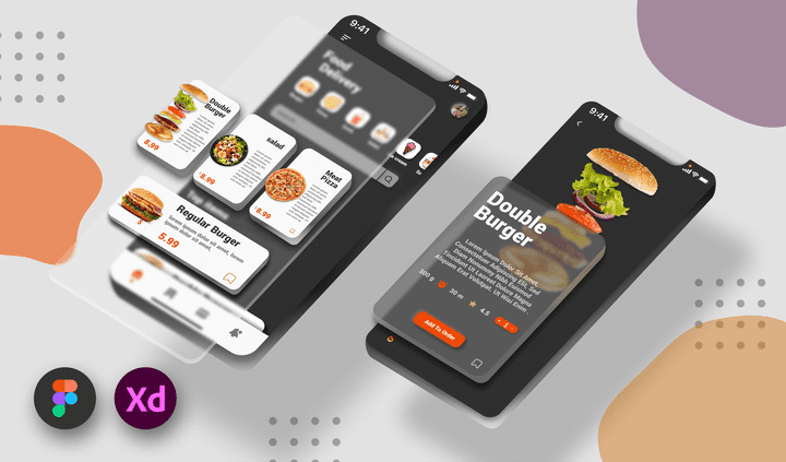 تطبيق مطعم UX/UI