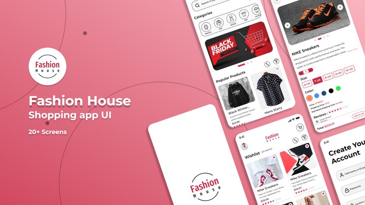 تطبيق Fashion House للتسوق الالكتروني