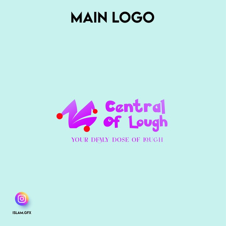 logo design (central of laught)