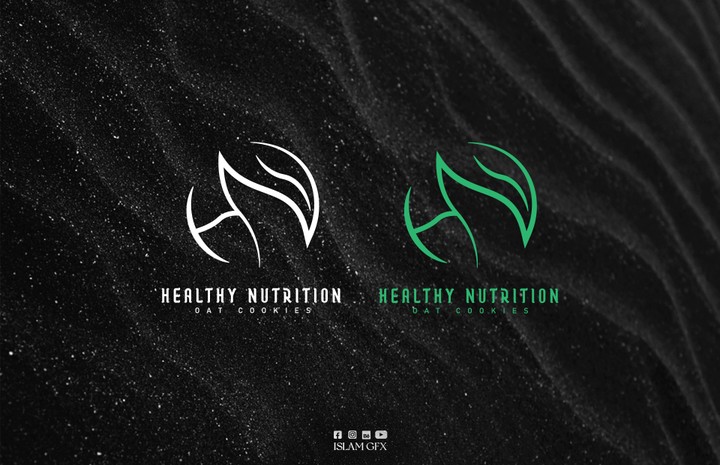 تصميم شعار | healthy nutrition