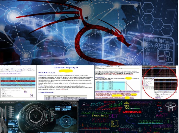 امن المعلومات CyberSecurity, Penetration tesingt and Networks health Analysis