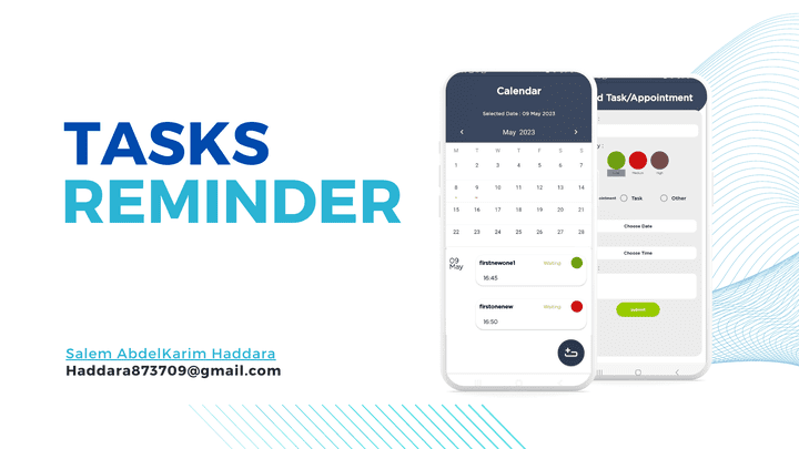 Tasks Reminder Project