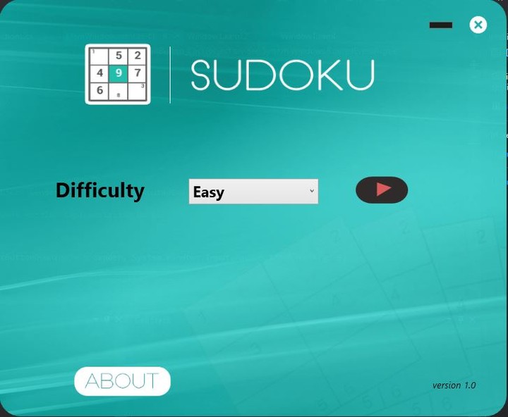 Sudoku game