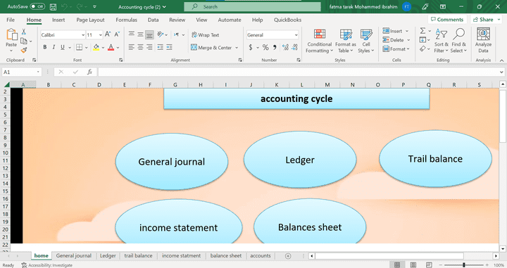 Accounting Cycle by Excel