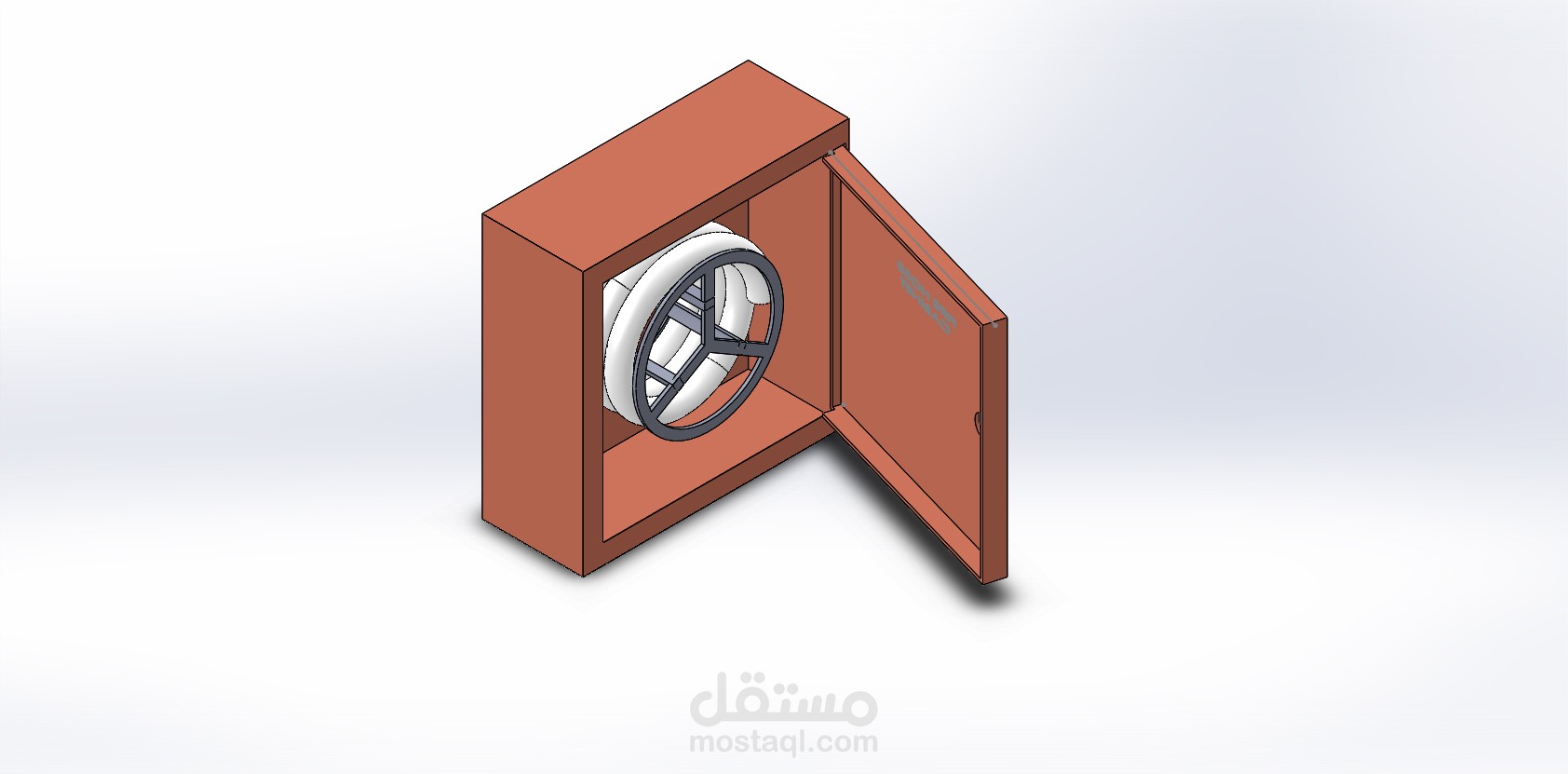 خزانة مفردة لخرطوم مكافحة الحرائق Single Cabinet