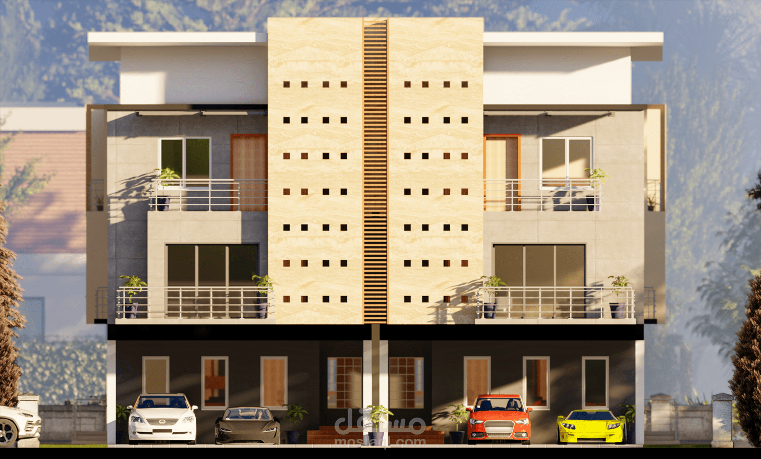 تصميم واجه