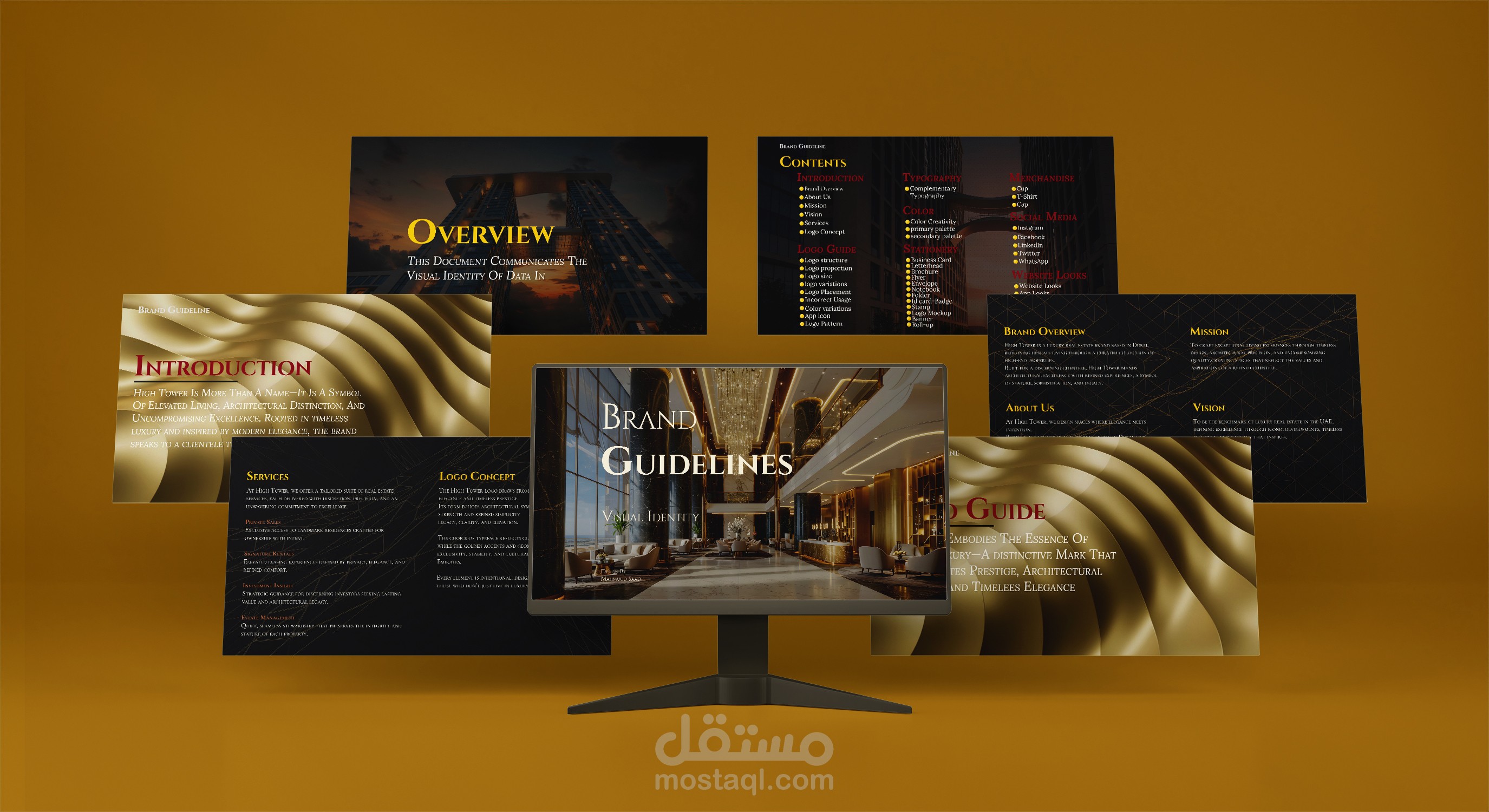 High Tower - Luxury Real Estate Brand Guideline - Visual Identity