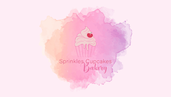 Brand Identity Design Sprinkles cupcakes bakery